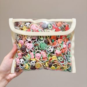 Korean Fashion New Beautiful High Elastic Hair Ring Bow Flower Hair Ring Rubber Band