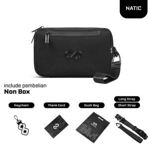 Buffback - Handbag NATIC Lite | Pouch | Tas Tangan | Clutch | Slingbag Pria Multifungsi