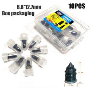 Kemasan BOX! Skrup karet tambal ban rubber tahan lama wear resistance tanpa leher bite force kuning Sekrup Paku Karet Tambal Ban Bocor Baut Repair Motor Mobil Universal Patch Bolt Tambal Ban Tubles Paku Karet Perbaikan Motor Mobil