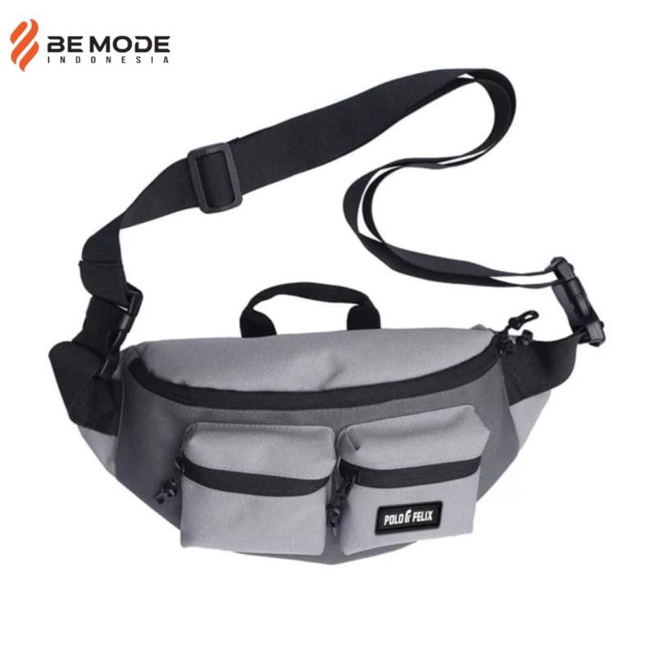 Waist Bag Sling Bag Tas Selempang Pinggang Dada Dompet Jumbo Pria Wanita  Cowok Cewek Fanny Pack Hip Hop Modis Waistbag Multifungsi Banyak Ruang  Polo - Main Image