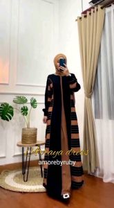 Amore by ruby gamis motif kekinian simple terbaru 2023 edisi arayya dress