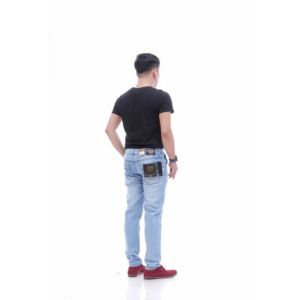 Celana Jeans Pria Panjang Slim Fit Pensil Laki-laki Casual