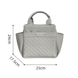 New Fashion Insulated Bag for All Seasons Office Workers and Students  Large Capacity  Portable  Durable and Insulation Lunch Box Tote