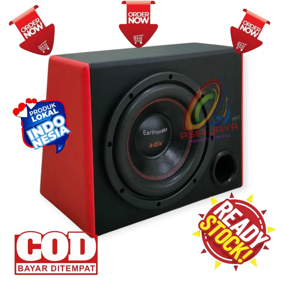 Paket Combo Subwoofer ADX Inch Earthquake 888 Box Dan tutup