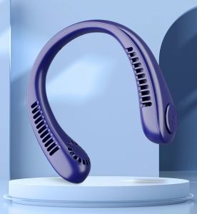 พัดลมคล้องคอ พัดลมคล้องคอ แบบพกพา ตั้งโต๊ะ สำหรับในบ้านและนอกบ้าน แฟนใหม่ปี 2023ไม่ต้องถือ ไม่ใช่ใบพัด พัดลมระบายความร้อน ชาร์จUSB ปรับ