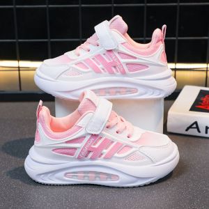 Girls shoes 2023 Autumn New Childrens Non-Slip Soft Sole Sneakers Middle and Big Children Girl Thick-Soled Casual Sneakers