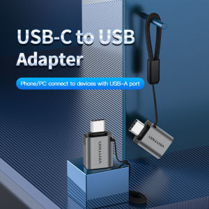 Vention OTG USB C to USB 3.0 Adapter Type C Male to USB Female USB A หัวชาร์จ for MacBook Pro Redmi Ipad Samsung S10 Huawei P40