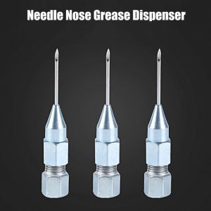 2Pcs 8mm Diameter Needles Nose Grease Tool Head Nozzle Adaptor Sealed Bearing Refueling Grease Dispenser Nozzle