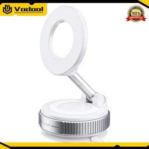 Premium Magnetic Car Phone Holder with Rotatable Mount and Strong Vacuum Base for Safety