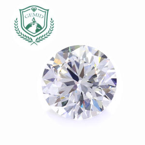 CVD Cultivation Lab Grown Diamond Round Brilliant Cut E F Color  VVS1 VVS2 VS1 VS2 Clarity With GEMID Certificate For Jewerly Making
