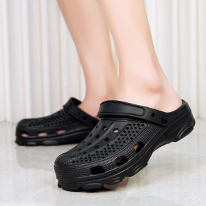 [Free Shipping] Large-Brand WomenS Home Slippers: Creative Simple Cute Non-Slip Breathable With Holes Suitable For Both Indoor And Outdoor Wear Versatile Beach Sandals