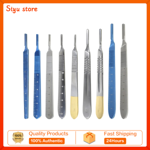 Non-Slip Metal Scalpel Knife Handle 3# 4# Blade Holder Stainless Steel Surgical Instruments Cutting Repair Tools