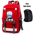 Tas Ransel Sekolah Anak SD SMP Gambar Anime Gojo Satoru Kekinian Terbaru 2025 COD / Tas Gojo Satoru Jujutsu Kaisen. 