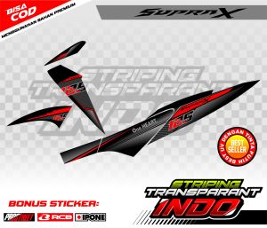 STRIPING VARIASI MOTOR HONDA SUPRA X 125 / STICKER LIST VARIASI MOTOR SUPRA X 125