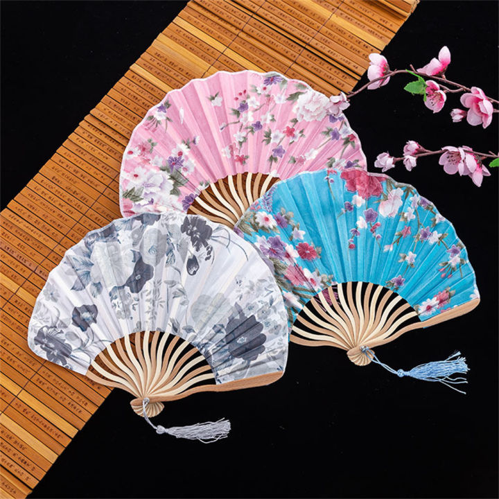 Oriental Fans Decorative Hand Fans Fan Souvenirs Silk Folding Fans ...