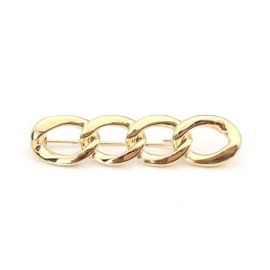 GONGL Waist Buckle Pants Button Tightener Alloy Button Clasps Jean Buttons for Loose Jeans Exquisite Bronze Twist Chain Brooches