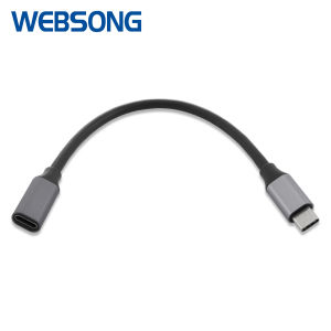Kabel USB Type C 3.2 Gen 2 10Gbps Male to Female 20CM 1M 2M Full 24pin Support Displayport Websong