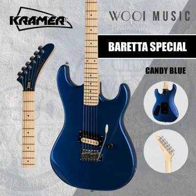 Kramer Baretta Special Electric Guitar with Tremolo - Candy Blue