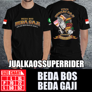 BAJU KAOS DISTRO KERJA SESUAI GAJI