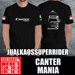 BAJU KAOS DISTRO CANTER MANIA