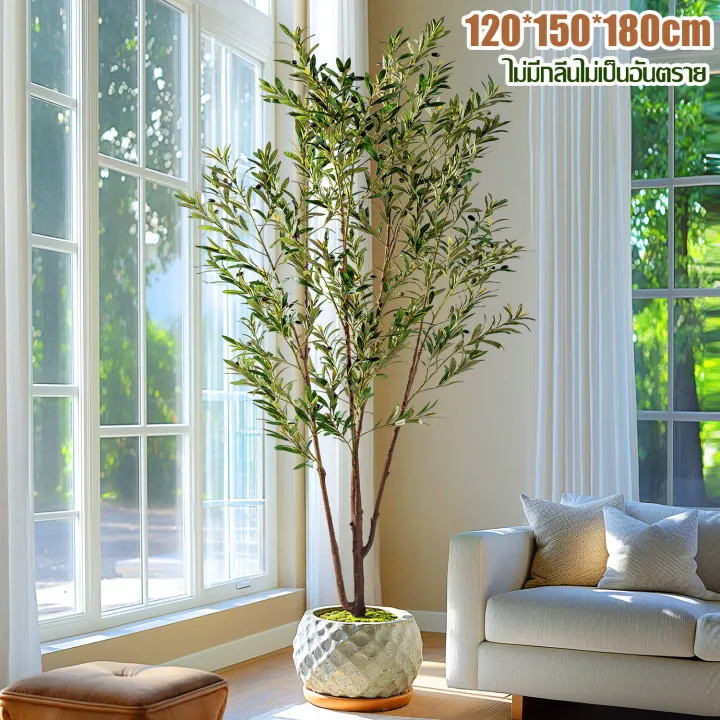 🌸ราคาถูกที่สุด🌸 ต้นมะกอกปลอม ต้นไม้ปลอม ต้นไม้ปลอมใหญ่ 120/150/180cm ...