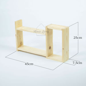 Rak toples bumbu dapur serbaguna set tempat pisau / rak bumbu dapur kayu serbaguna set tempat pisau