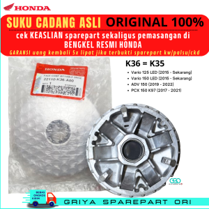 Rumah roller Vario 125 Ori Honda Vario 150 Original Honda Genuine Parts Rumah roller PCX 150 Ori ADV 150 Vario 125 150 LED OLD K35 K36 ORIGINAL AHM