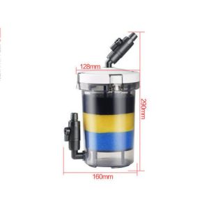 FMSRZX 6W Pre-Filter Fish Tank Filter Transparent Ultra-quiet Fish Tank Filter Barrel Practical Pre Filter Bucket Aquarium Pre-filter Fish Tank