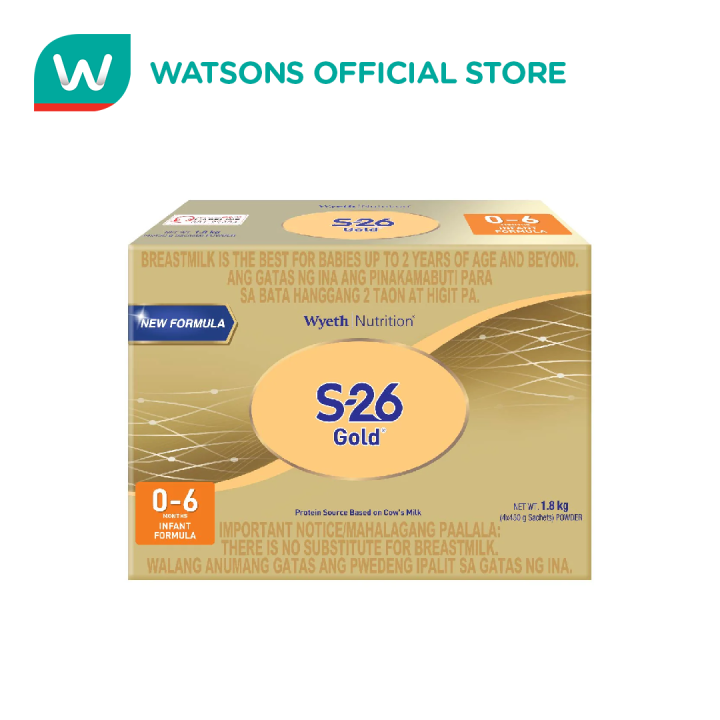 S26 Gold® One Infant Formula For 0-6 Months Bag in Box 1.8kg