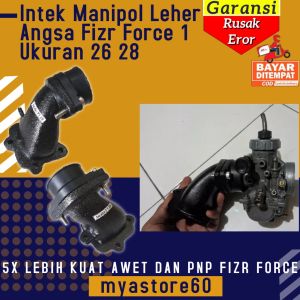 Manipul Intek Manipol Intake Manifold Leher Angsa Maniful Sambungan Karbu Fizr F1ZR Force 1 One Ukuran PE PWK PWL PWM PJ 24 26 28 30