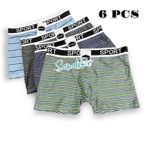 6 Pcs Celana Dalam Boxer Pria Dewasa Motif / Pakaian Dalam Pria