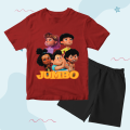 Baju Kaos Setelan Anak Unisex Karakter Kartun Jumbo Film Animasi Lucu Usia 1 - 10 Tahun - DTF. 