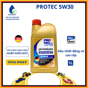 Dầu Nhớt Tổng Hợp Toàn Phần BLUECHEM PROTEC 5W30 API SP/CF ACEA C3-12 - 1 Lít