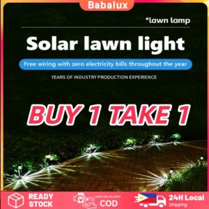 【BUY 1 TAKE 1】Solar Light Powered LED Light Outdoor Waterproof LED Garden Light Pathway Landscape Light Yard Lawn Lamp Babalux