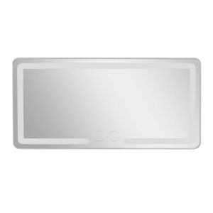 NO4 PANDA with Touchscreen LED Car Vanity Mirror Intelligent Ultra-thin High-definition Makeup Mirror Portable Dimmable Car Interior Cosmetic Mirror Car Interior