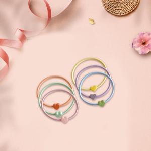 Hair Scrunchies Thick Pastel Color 2000s Hair Scrunchy Elegant Hair Rope Scrunchy Women Ponytail Holder