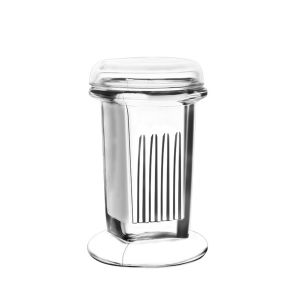Coplin Jar Glass Slides Container Slide Staining Jar For 5PCS Slide