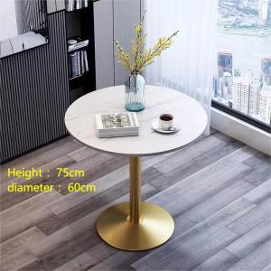 Coffee table balcony table casual square table reception table stainless steel table marble table