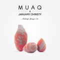 MUAQ X JANUARY CHRISTY MAKEUP SPONGE SET. 