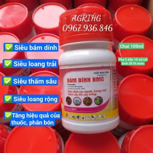 Chất th.ấm sâu loang trải bám dính BMC Bám dính cực mạnh lên cây trồng tăng hiệu lực của thuốc hạn chế rửa trôi thuốc khi gặp mưa-HG