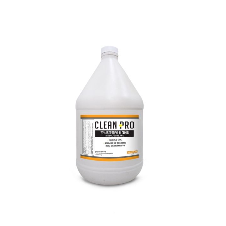 Clean Pro Isopropyl Alcohol jr Gallon 2 liters | Lazada PH