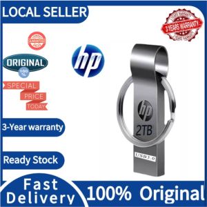COD HP USB 3.0 Pendrive Waterproof Metal USB Flash Drive High Speed with Free OTG Convertor