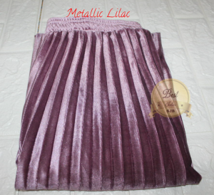 Rok Bludru Velvet 7/8 Plisket Premium Import Terlaris