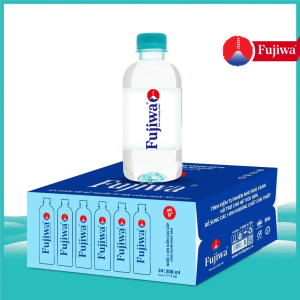 Thùng 24 Chai Nước Uống Ion Kiềm Cao Cấp Đóng Chai Fujiwa 450ml - Nước uống Detox với Công Nghệ Điện Phân Ion Kiềm