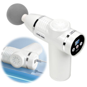 Vktech Portable 12-Head Mini Fascia with 32 Speed Settings Rechargeable LCD Muscle Massager for Deep Tissue Therapy