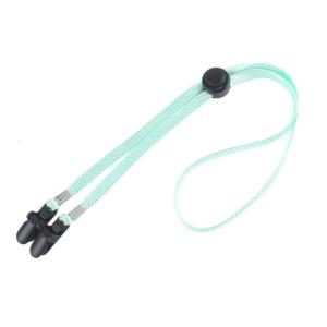 Flexible Headwear Attachment With Grip Feature for External Use and Face Covering Tie Sturdy Polyester Rope