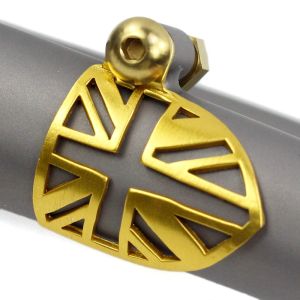 SILVEROCK Aluminum Hollow Cable Guard Frame Protect with Bolts Decoration for Brom pton Cline Pline 3Sixty Pikes Trifold Folding Bike