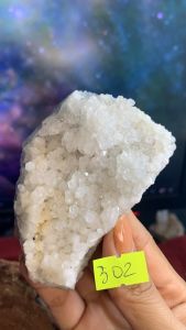 Hoa đá Thạch Anh trắng clear quartz tự nhiên thiên nhiên sưu tầm mã 302