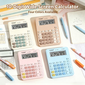 10-Digit Standard Calculator for Kids Silent Keys Portable School Supplies & Stationery for Student