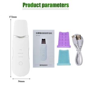 Alat Pembersih Komedo Elektrik Wajah Ultrasonic Usb Rechargeable Alat Penyedot Hidung Blackhead Remover Pencabut Sedot Komedo Pengangkat Penghilang Jerawat Pembersih Komedo Blackhead / Alat Facial Ultrasonic Skin Scrubber Penghilang Jerawat Dan Komedo